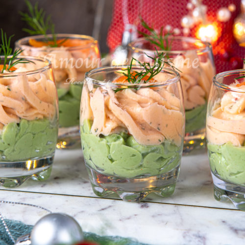 Avocado and smoked salmon appetizer