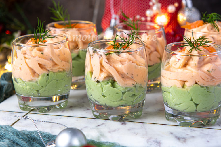 Avocado and smoked salmon appetizer