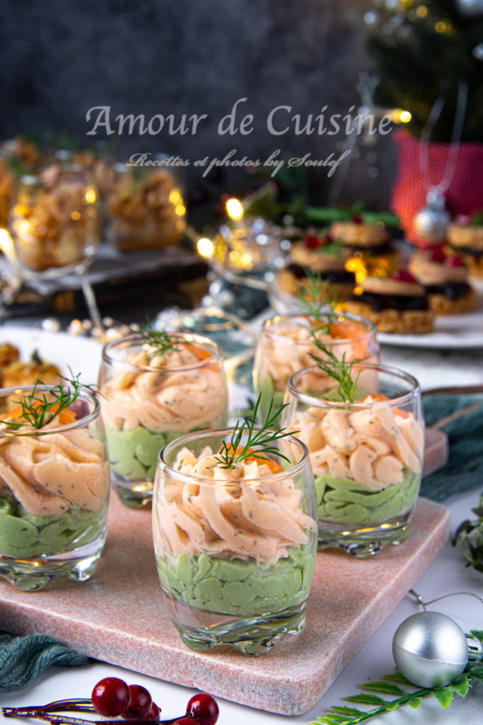 Avocado Mousse and Smoked Salmon Verrines