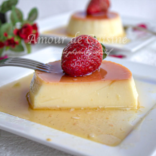 french creme caramel with condensed milk