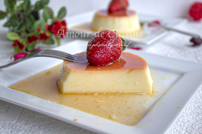 french creme caramel with condensed milk