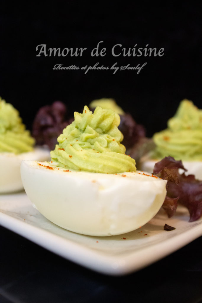 Avocado deviled eggs