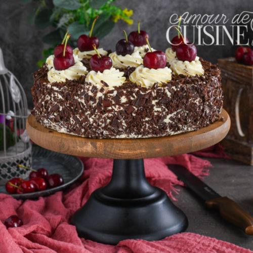 Black forest chocolate layer cake