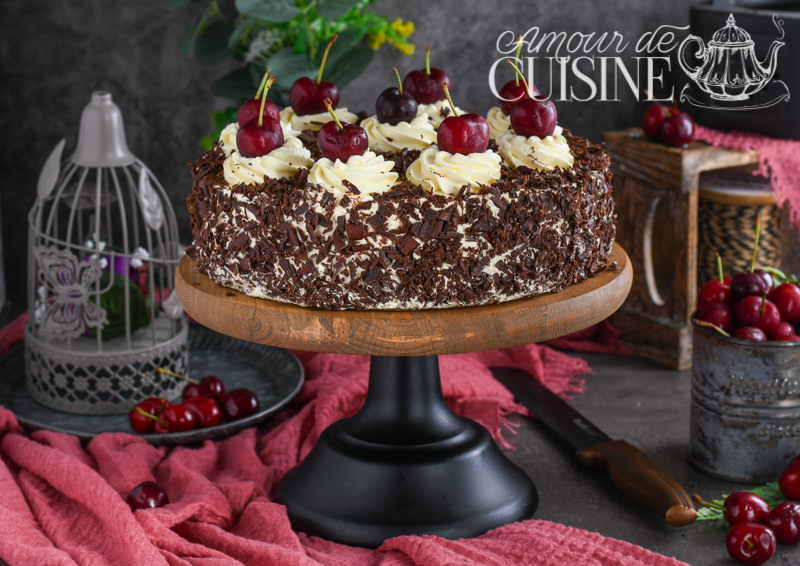 Black forest chocolate layer cake