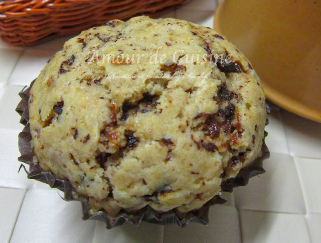 biscoff and chocolat muffins