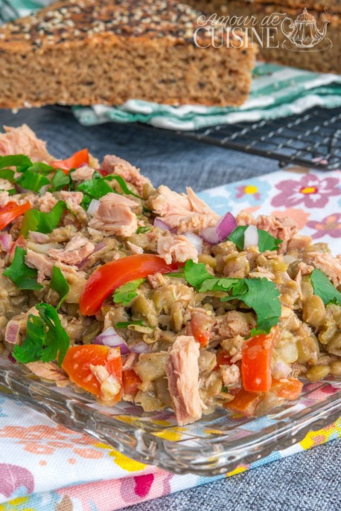 French lentil salad