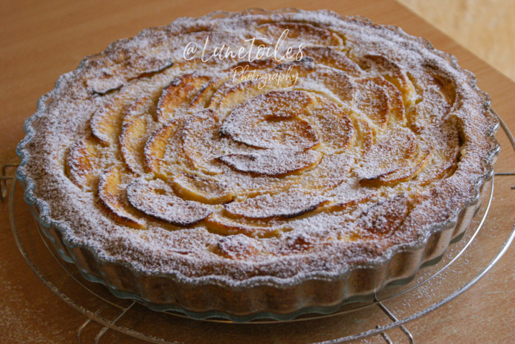 French apple tart recipe, la tarte normande