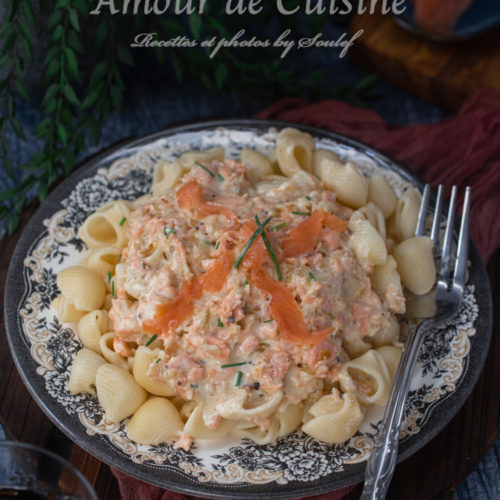 smoked salmon pasta