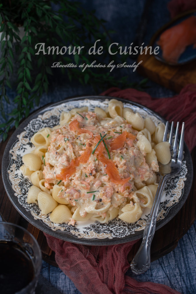 smoked salmon pasta