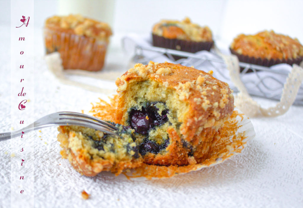 Ultra moist blueberry muffins