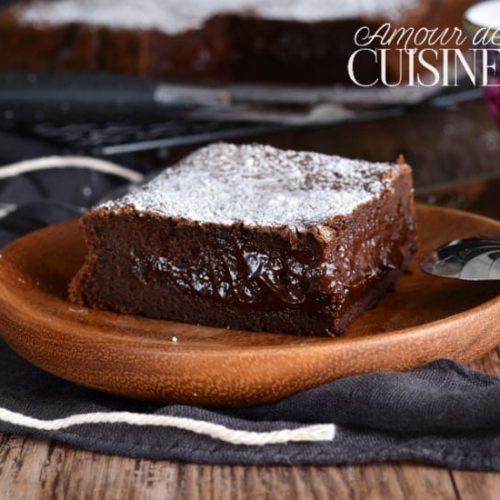 french chocolate fondant cake