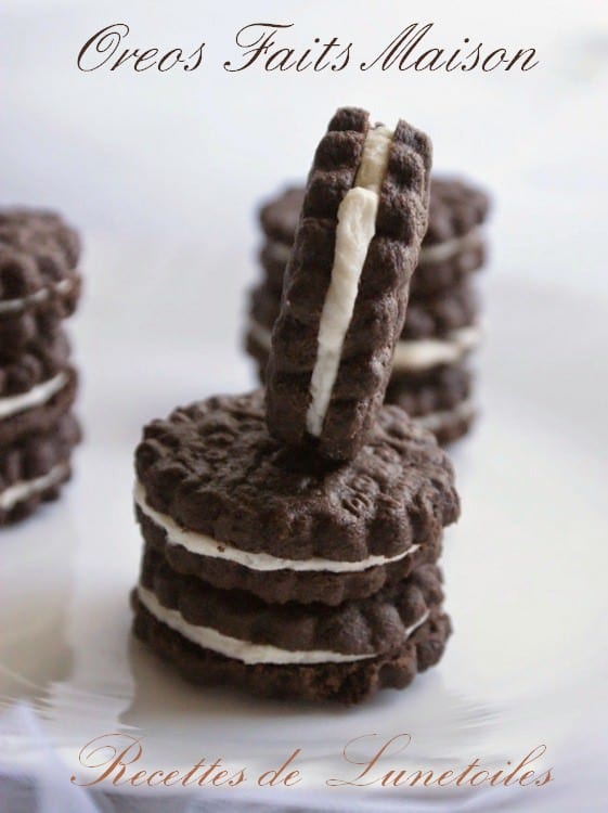 Homemade oreo