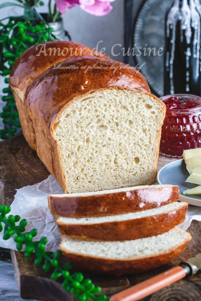 Homemade sandwich bread