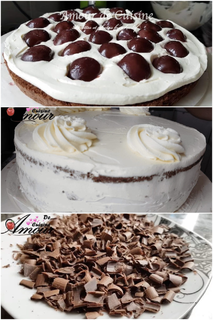 how to assemble chocolate layers cake