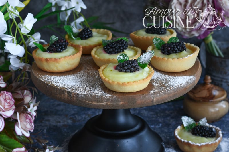 individual lemon tartlets