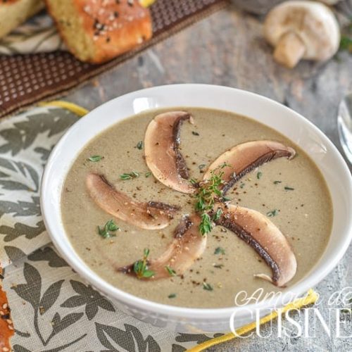 creamy mushroom soupe