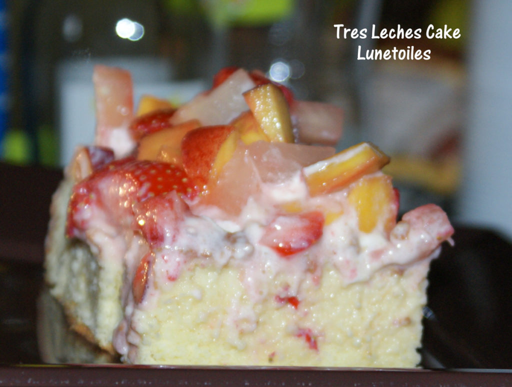 mexican dessert, fruity tres leches recipe