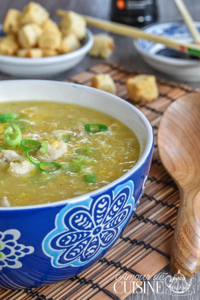 Chinese sweet corn soup