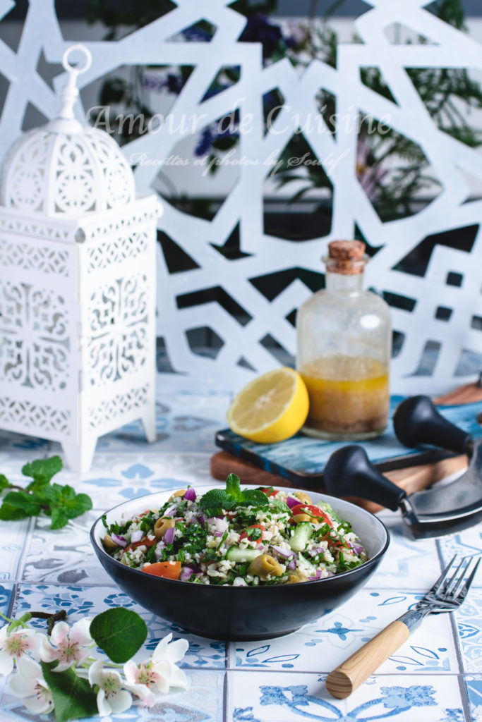 Easy lebanese tabbouleh-bulgur salad