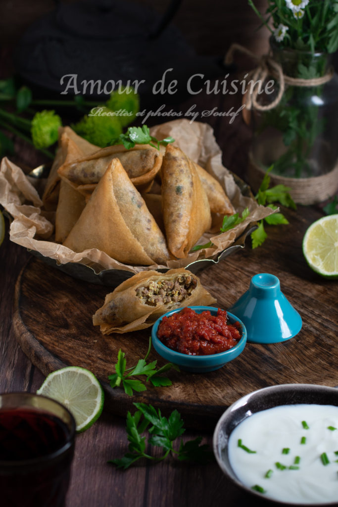 Easy lamb samosa