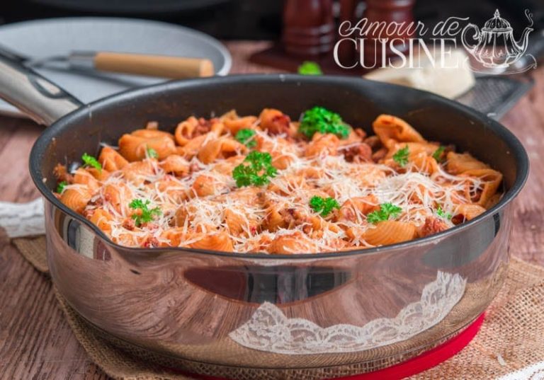 one pot tomato beef pasta