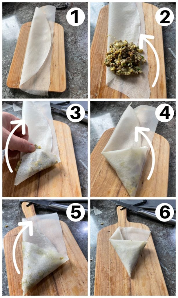 how to fold samosa