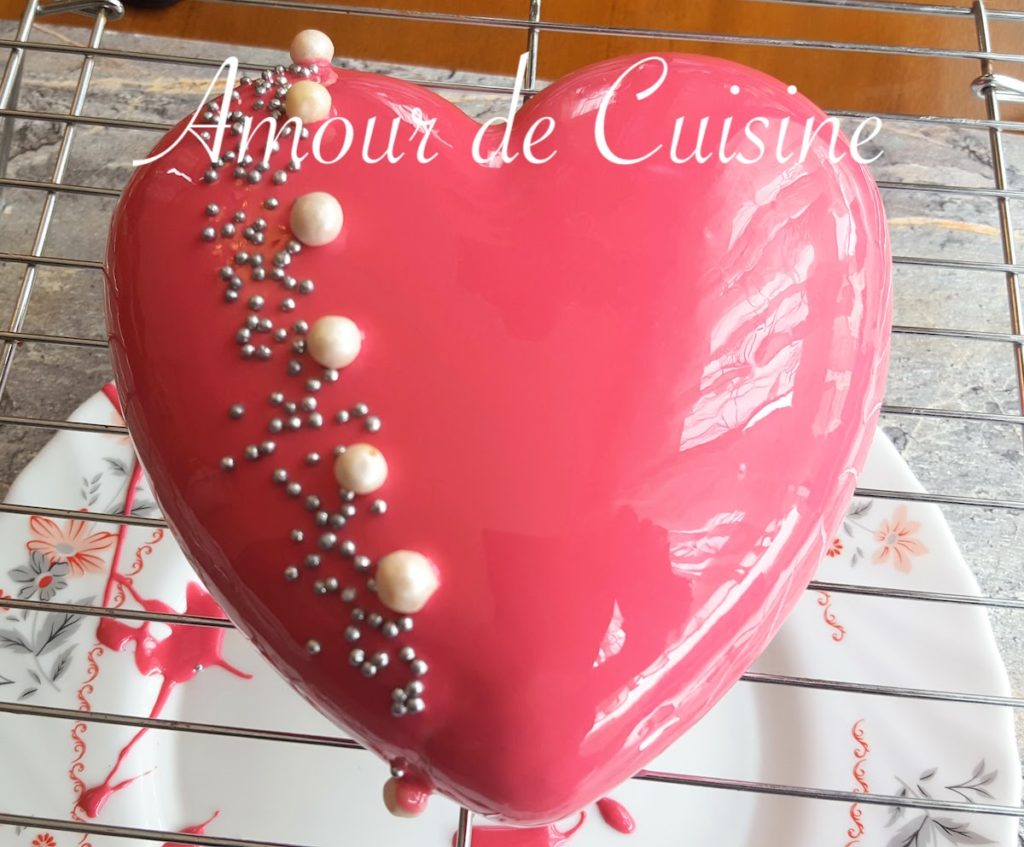 Strawberry entremet cake